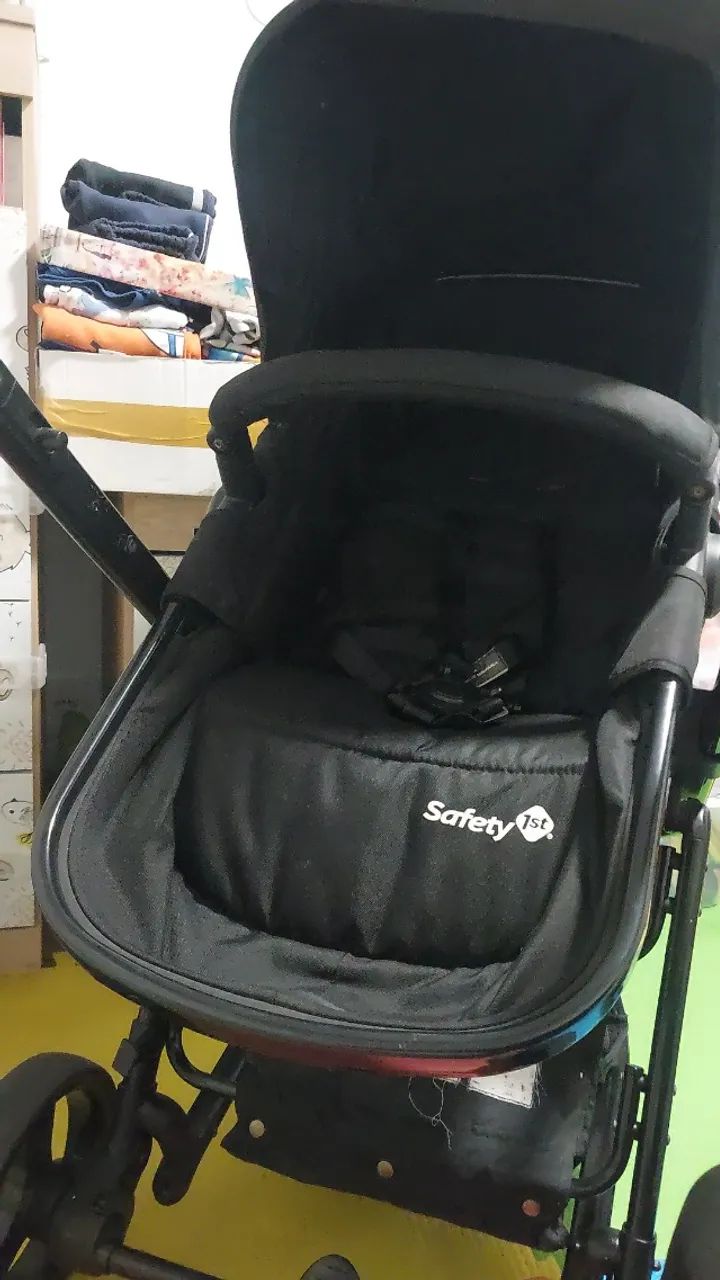 Carrinho de bebê Safety St1 3 rodas - Foto 4