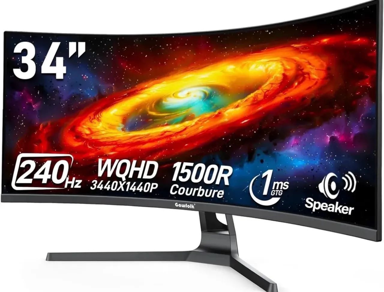 Monitor Gamer Gawfolk Curvo 34 