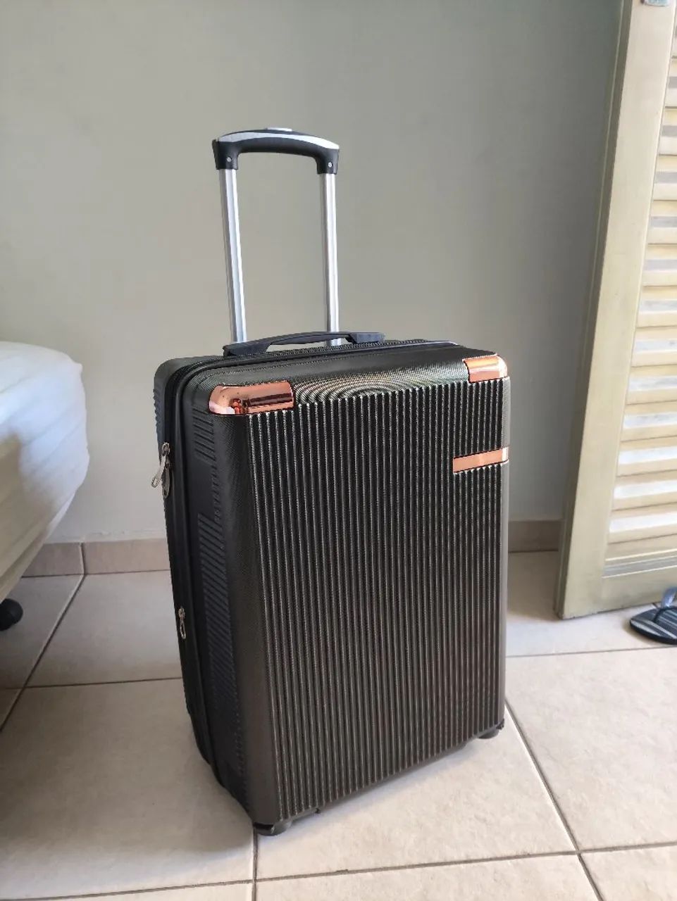 Mala preta para viagem 10kg - Foto 5