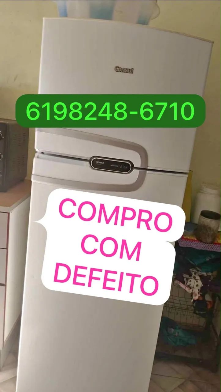 Geladeira Duplex compr com defeito - Defeito