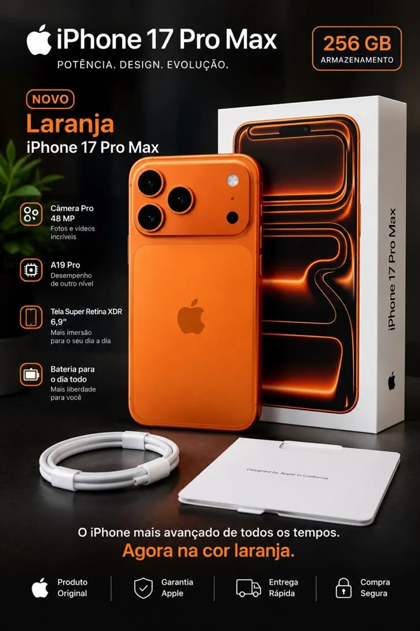 iPhone 17 pro max lacrado  - Foto 2