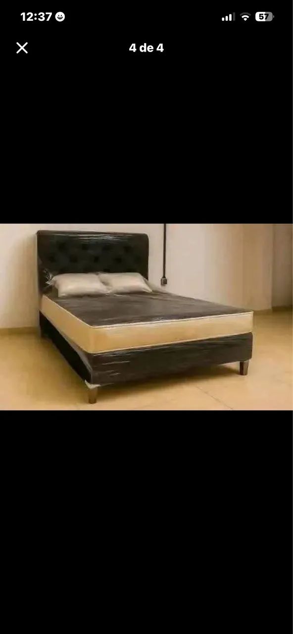 Cama box casal 