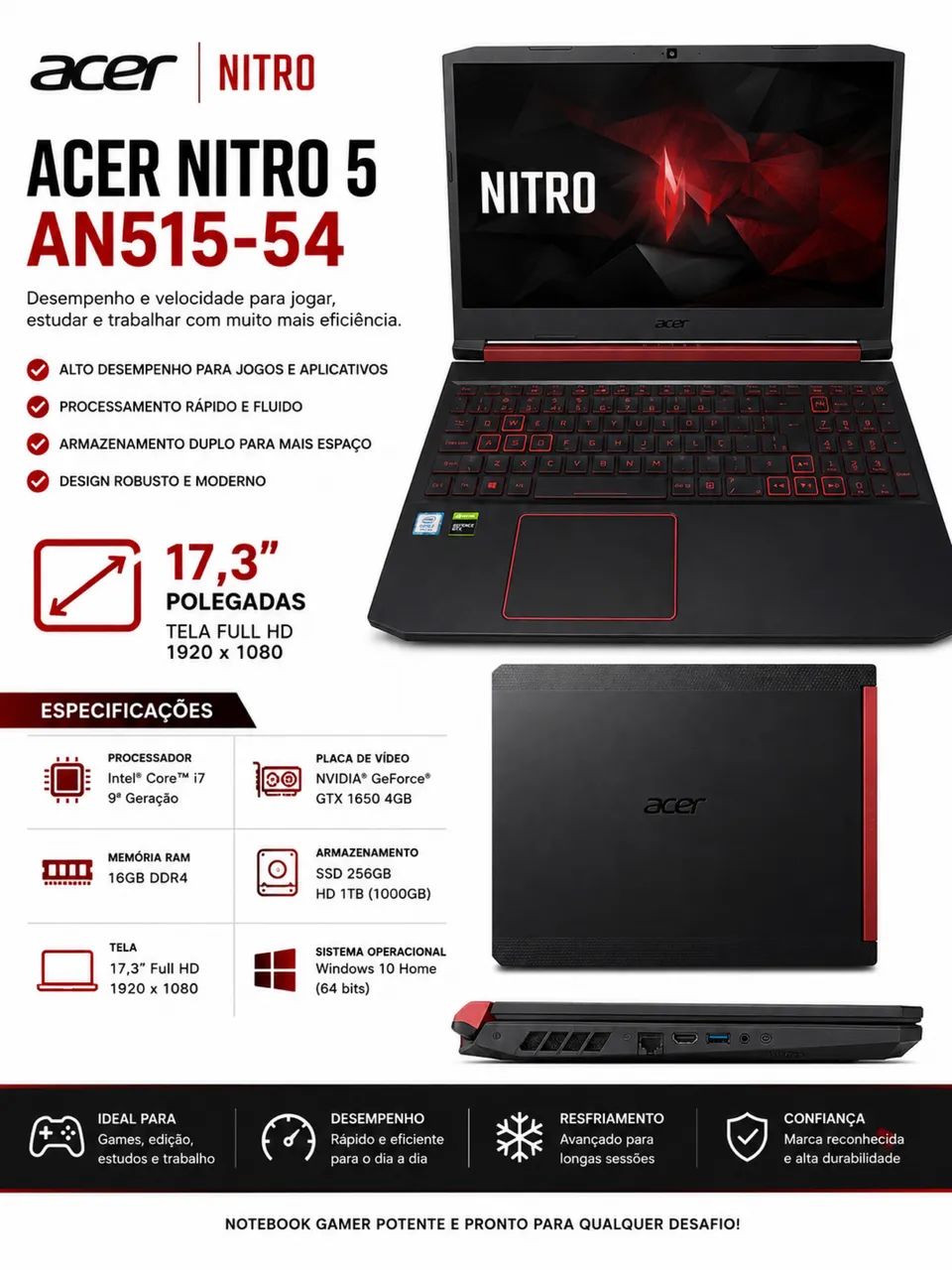 Notebook Nitro 5 