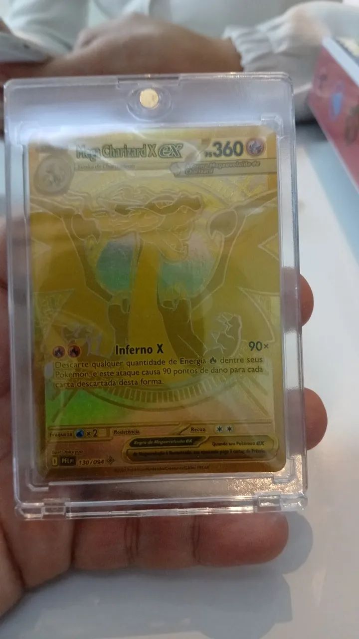 Mega charizard ex gold