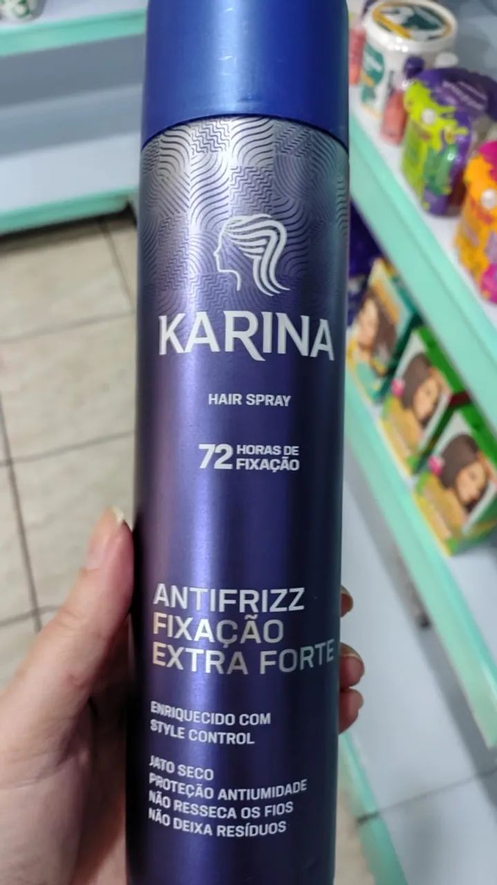 Hair Spray Karina Fixação Extra Forte 400ml - Foto 2