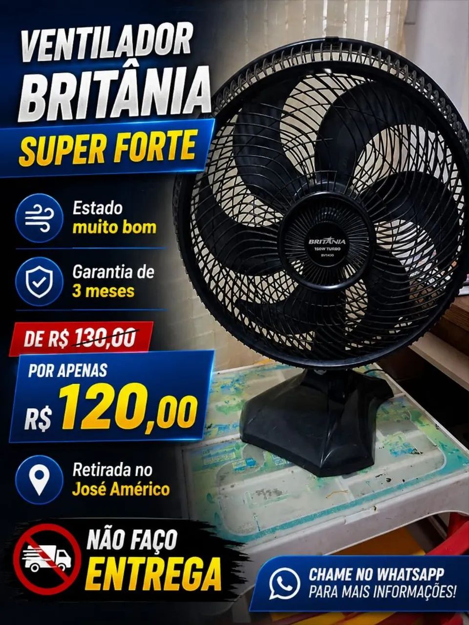 Ventilador Britânia 40 cm - Foto 2