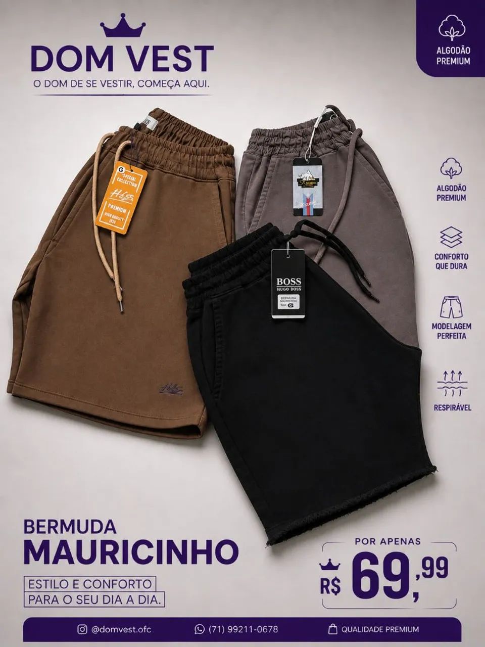 Bermuda Drim Masculina