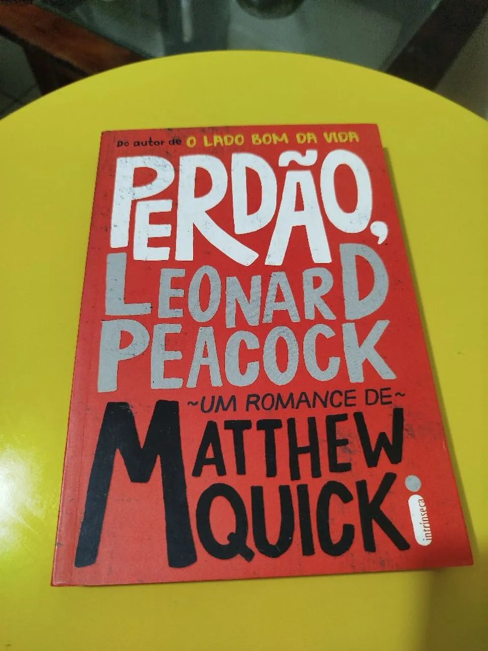 Livro Perdão, Leonard Peacock de Matthew Quick