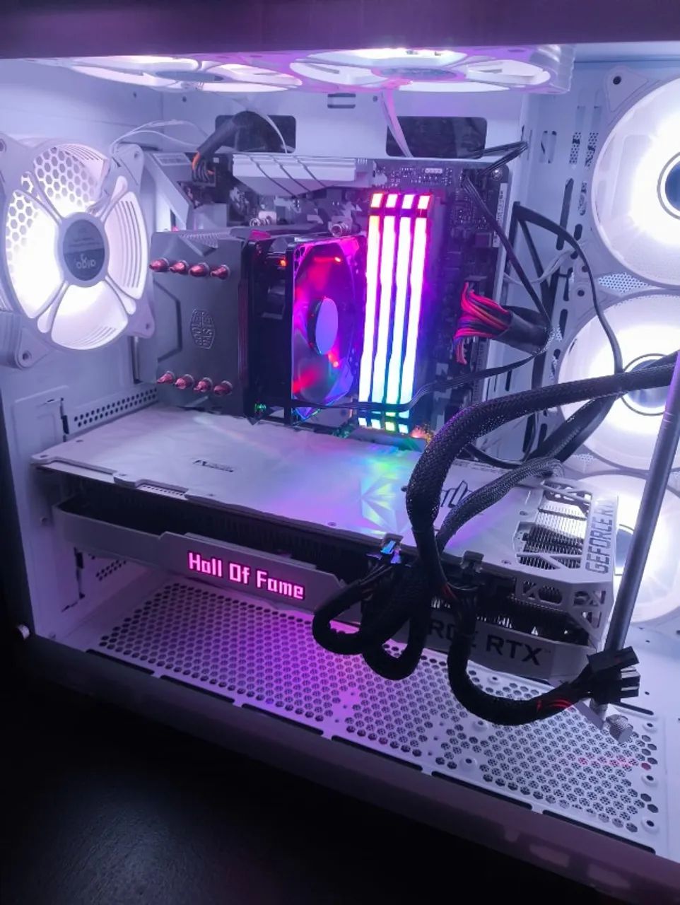 RTX 3080 HOF BRANCA COM NF