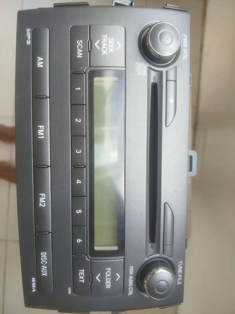 RÁDIO/ CD ORIGINAL COROLLA 