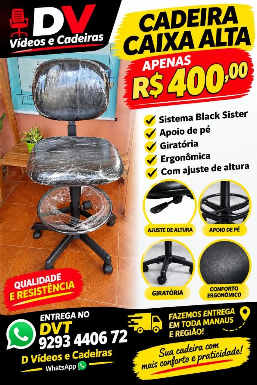 Cadeira caixa 