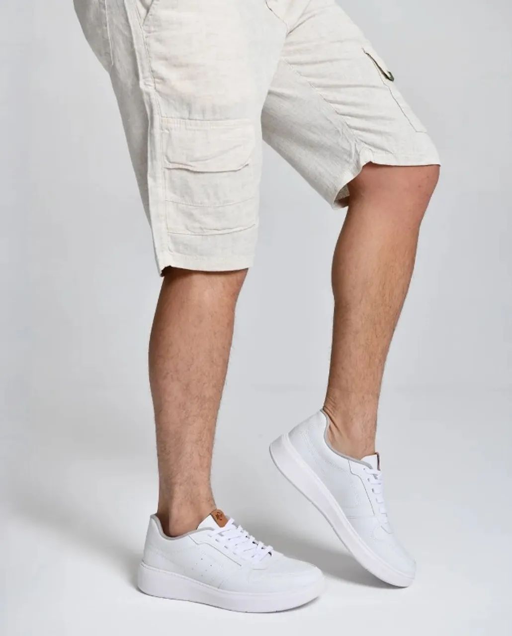 Tênis Casual White Masculino - Foto 3