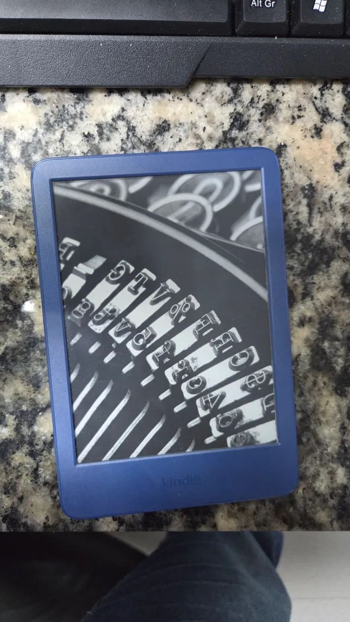 Kindle com toque fantasma