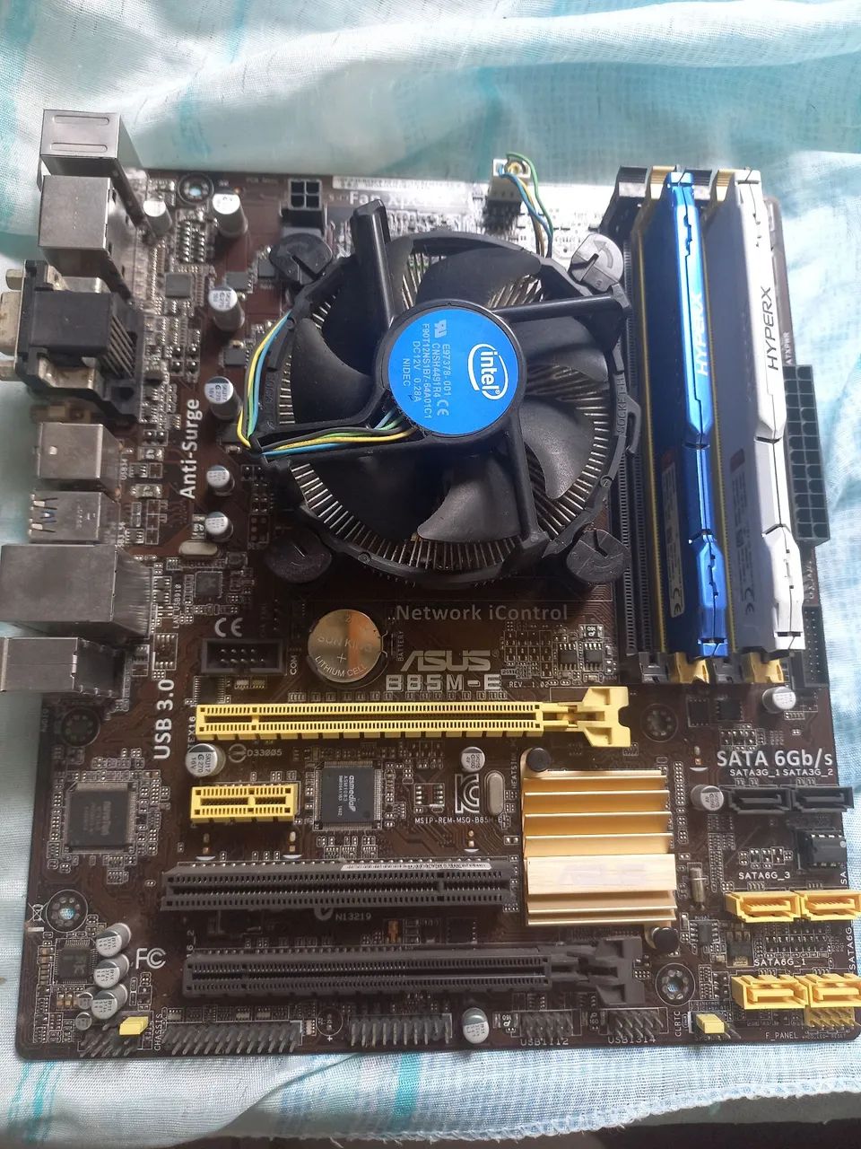 Kit upgrade i5 4460, Asus b85m, 12gb de RAM Hyperx 1600mhz - Foto 2