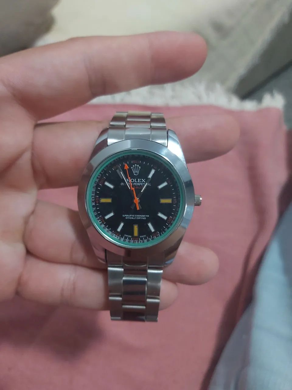 Relógio rolex mil gauss
