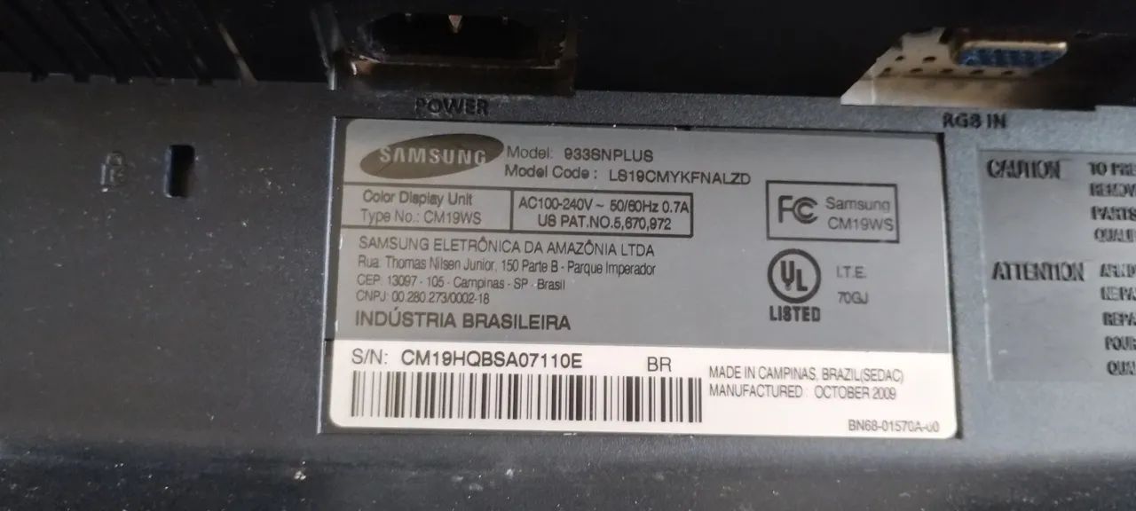Monitor Samsung 19 polegadas  - Foto 2