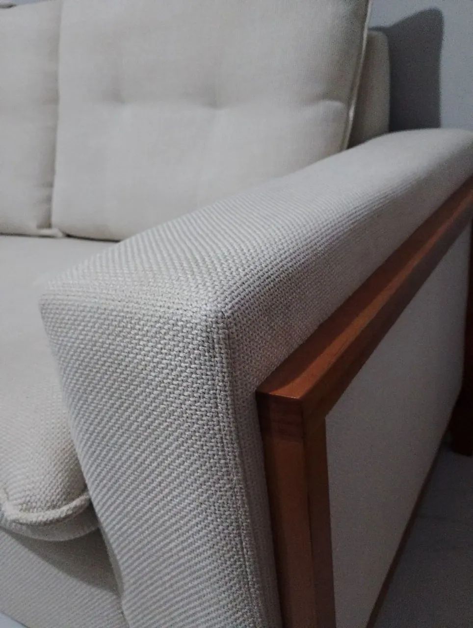 Conjunto de Sofás em Linho Nobre (2 e 3 Lugares) - Foto 3