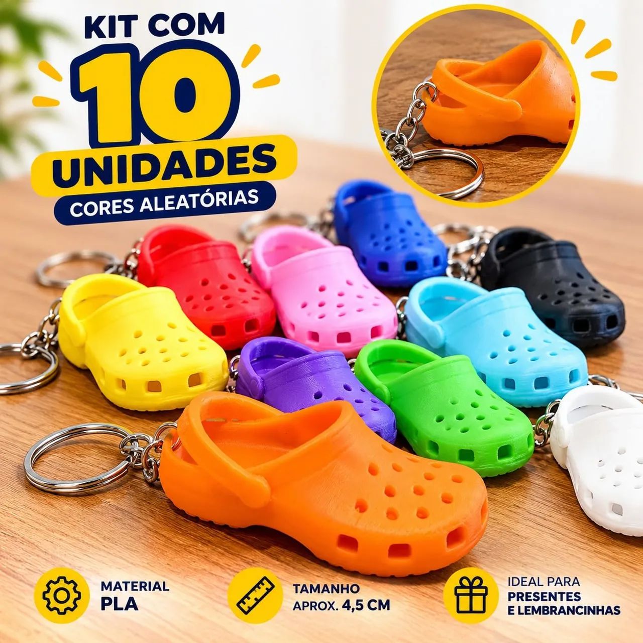Chaveiro Personalizados Crocs - Foto 2