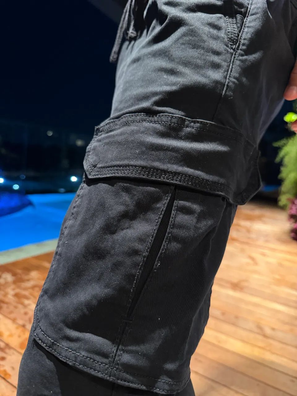 calça zara jeans preta masculina original - Foto 3