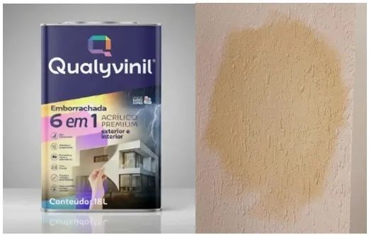  TINTA Qualyvinil EMBORRACHADA 6 EM 1 PREMIUM