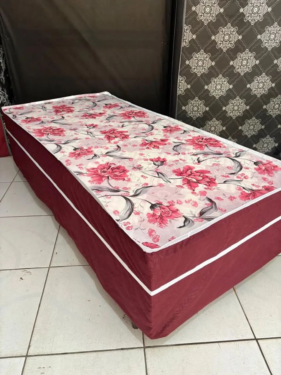 Cama de solteiro de espuma alta - Foto 5