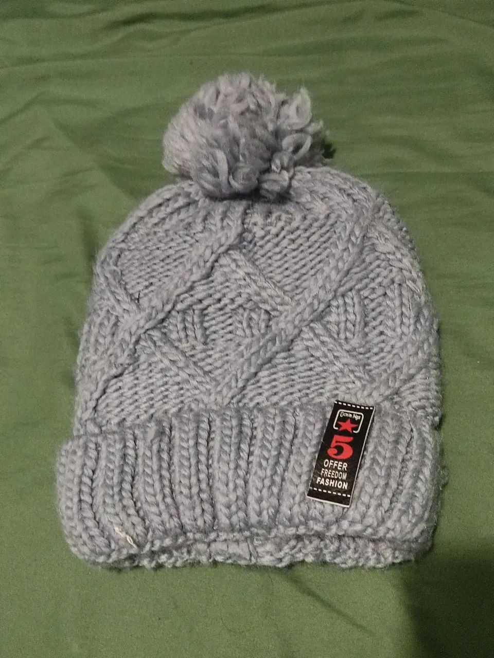 Touca quentinha pro frio.