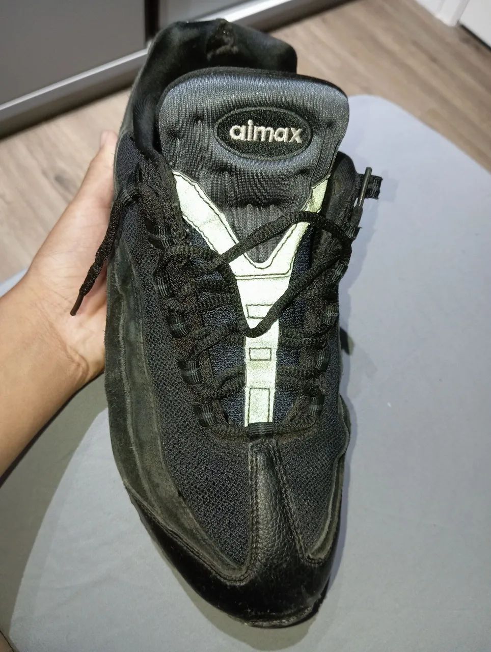 Air Max 95 triple Black  - Foto 4