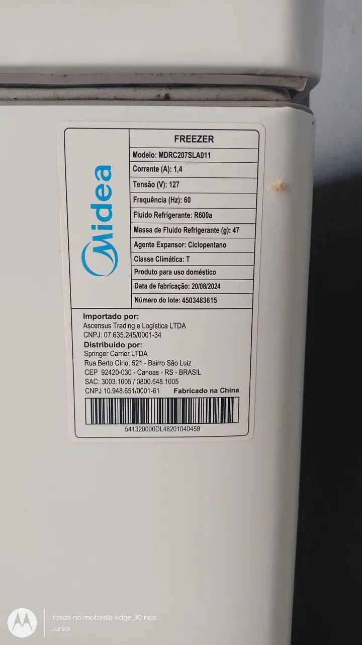 Freezer Horizontal 1 porta.  - Foto 4