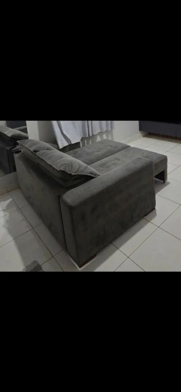 Sofá retrátil 2 lugares