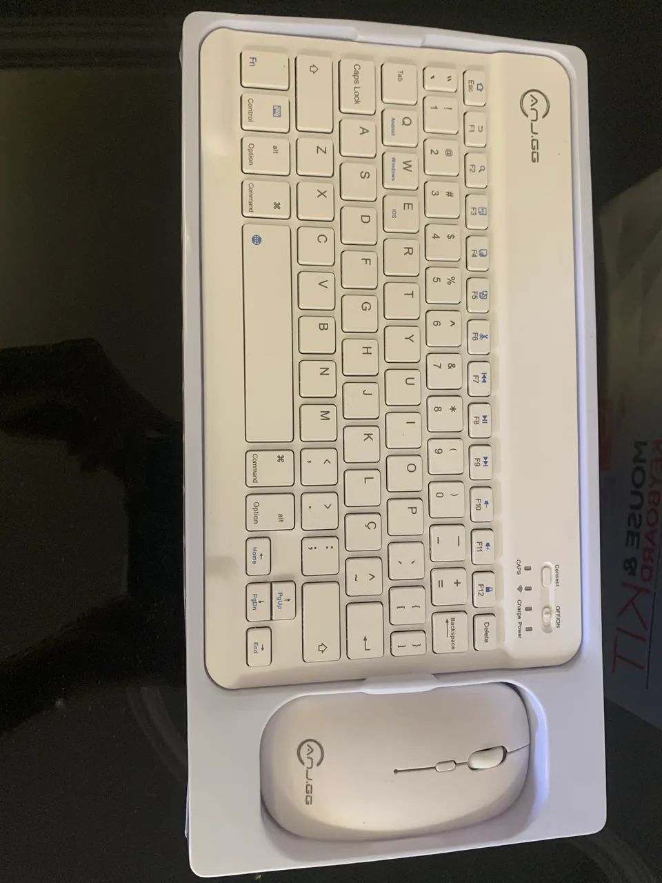 KIT teclado e mouse bluetooth recarregáveis  - Foto 2