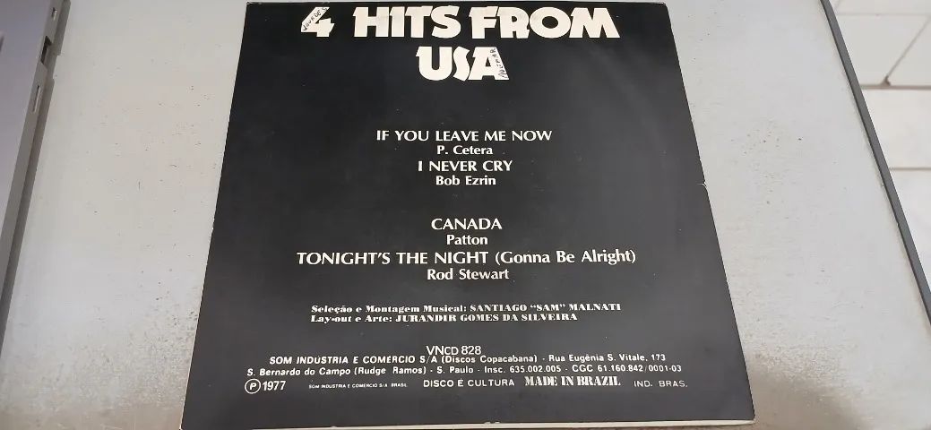 Disco Compacto EP "4 Hits From USA" - Coletânea Ano 1977 - Vintage - Foto 3