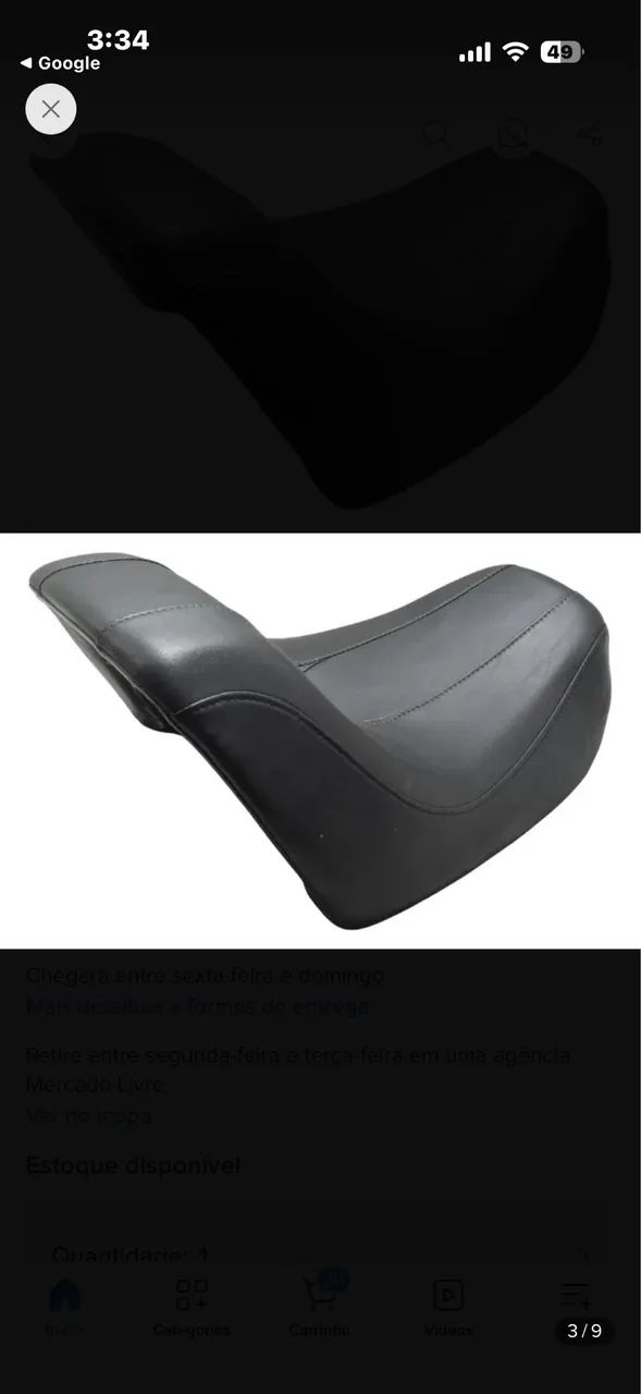 Banco dianteiro original Harley Davidson nightrod 07-11 - Foto 3