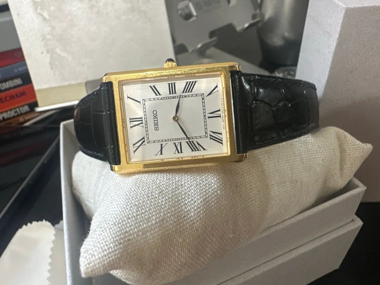 RELÓGIO SEIKO TANK ORIGINAL NOVO  - Foto 2