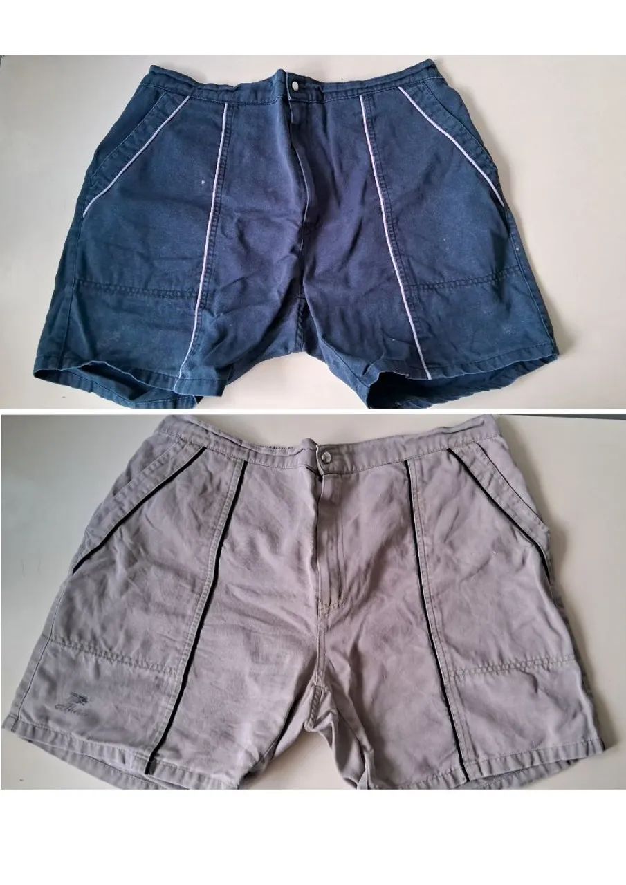 2 bermudas de sarja