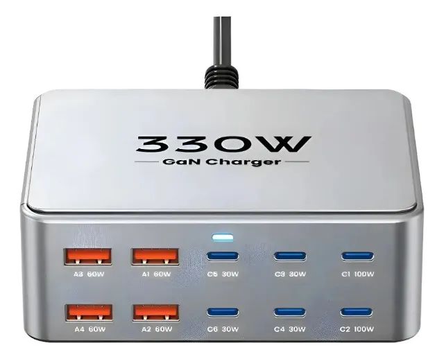 Topzero Estação Carga Turbo Celular 10 Saídas Usb 330w