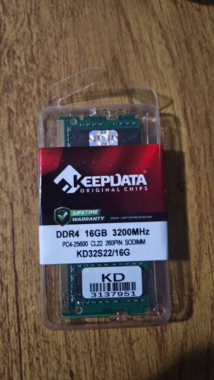 Memória ram 16gb ddr4 