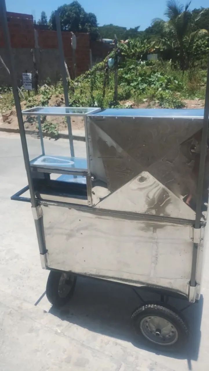 Vendo esse carrinho de salgado tipo batatinha frita e pastel - Foto 4