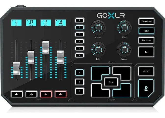 GO XLR - Mixer Multi-efeitos Go Xlr Streaming P/ Gamers