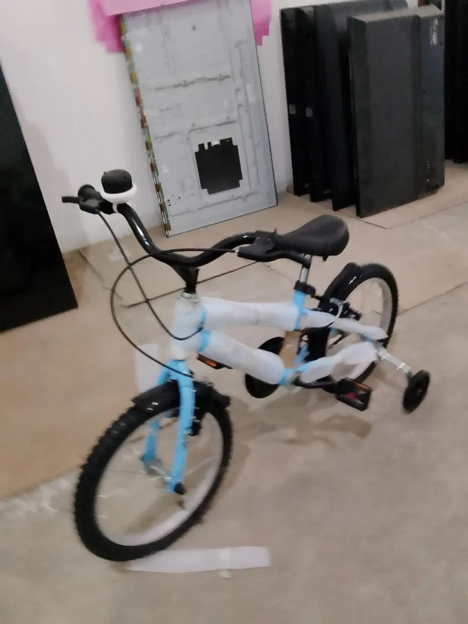 Bike aro 16 infantil azul  - Foto 2