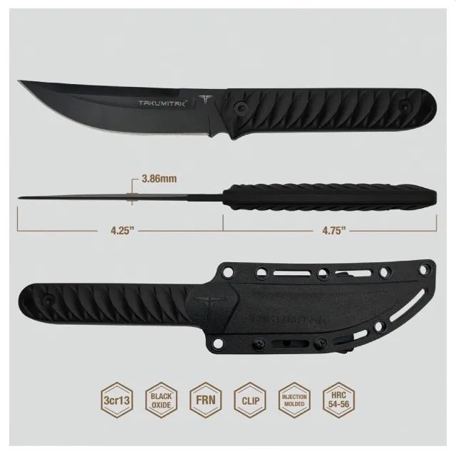 FACA TAKUMITAK NINJA TKF313 EDC TÁTICA USA DESIGN - Foto 3