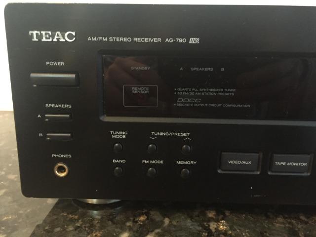 Amplificador Receiver de Áudio Teac Ag-790 200W 110v - Foto 3