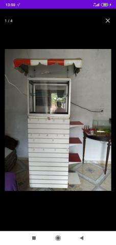 Vendo essa banca quiosque com vitrine toudo completa