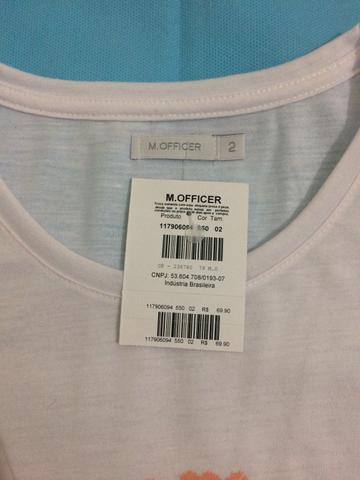 Camiseta M Officer nova - Foto 2