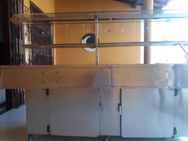 Buffet Térmico em estrutura em inox seminovo - Foto 4