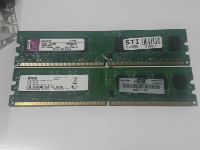 2 Memórias para Computador ddr2 (2gb)