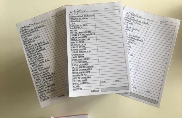 Comandas Personalizadas Para Bares, Lanchonetes e Restaurantes - Foto 3