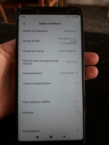 Xiaomi note 5 na caixa