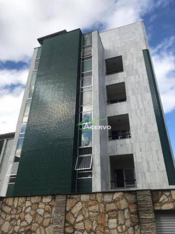 Apartamento com 2 dormitórios para alugar, 78 m² por r$ 850/mês - cascatinha - juiz de for