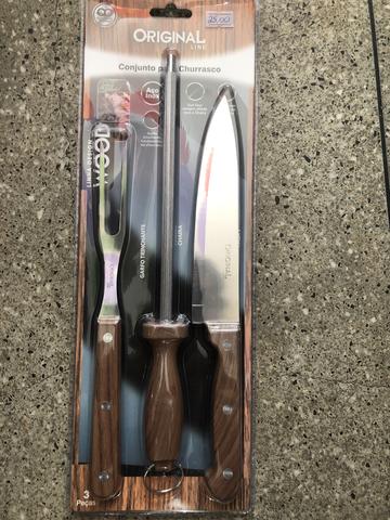 Conjunto de churrasco 25 reais a unidade