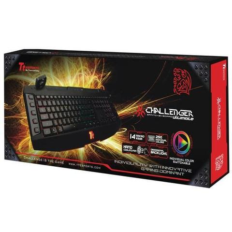 Teclado Thermaltake Tt Sports Challenger Ultimate Usb Kb-chu003-pb - Box